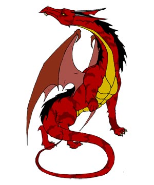 Dibujos de fantasía: dragón
