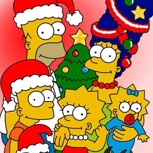Imágenes  de navidad de los Simpsons