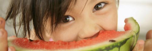 Obesidad infantil. Comer frutas y verduras