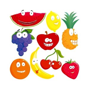 Dibujos de frutas